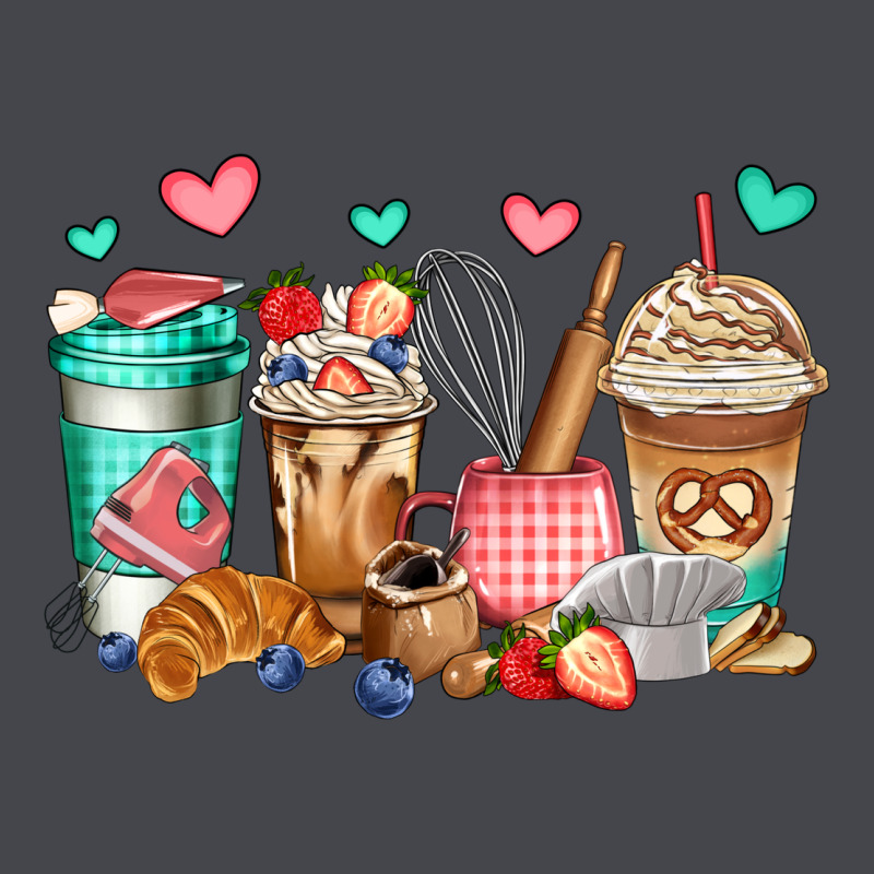 Baking Coffee Cups Long Sleeve Tee by Jasminsmagicworld | Teevron