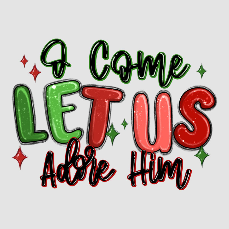 O Come Let Us Adore Him Christmas Premium Sweatshirt by MaliasSmallBusiness | Teevron