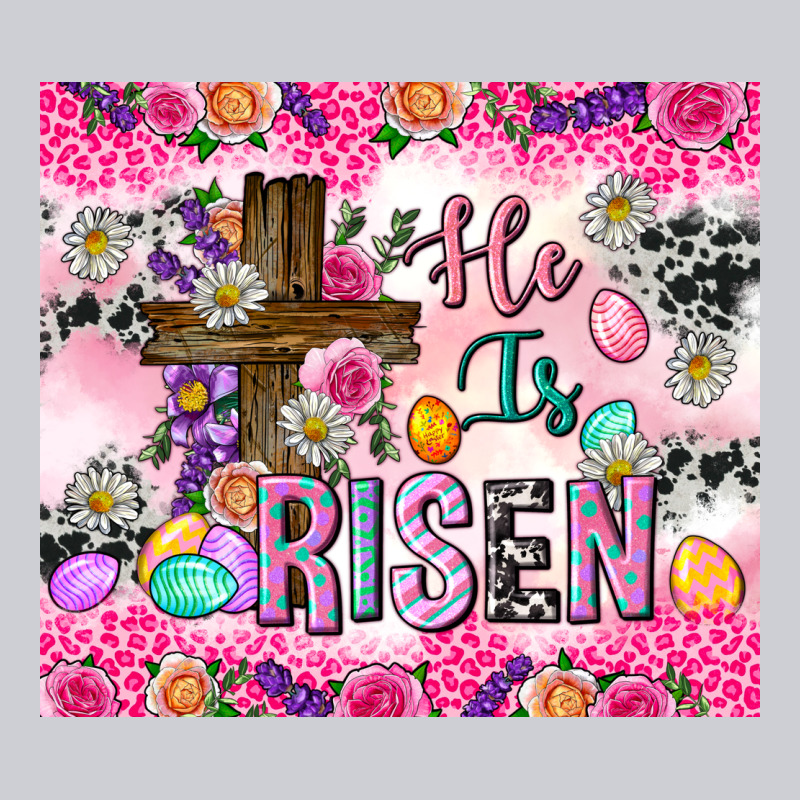 He Is Risen 20oz Tumbler Heavyweight Sweatshirt by Neo Western | Teevron