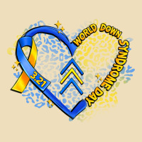World Down Syndrome Day Heart Premium Hoodie | Teevron