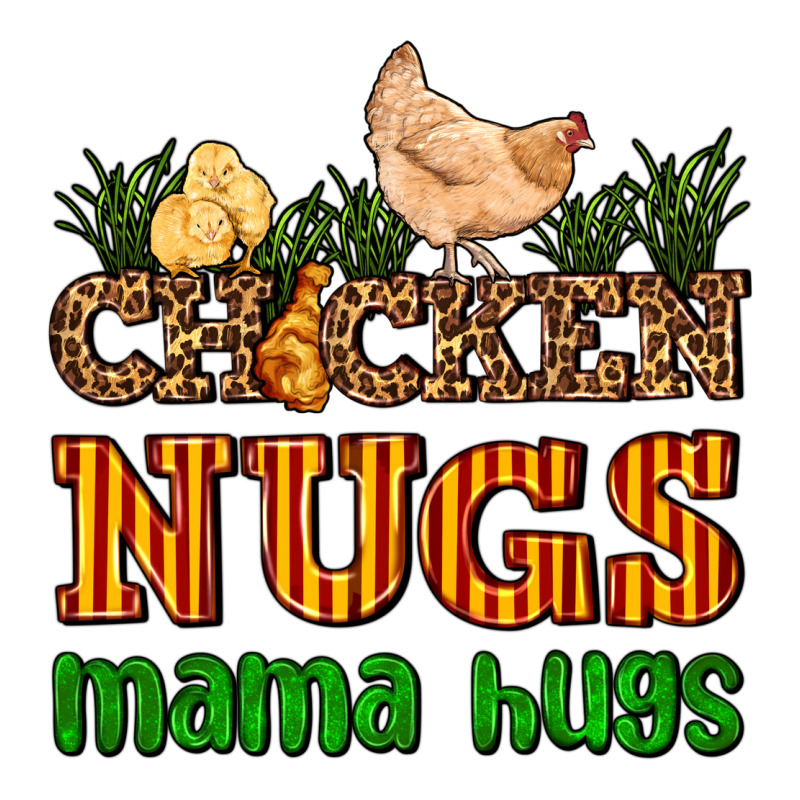 Chicken Nugs Mama Hugs Long Sleeve Tee by AdoDesignShop | Teevron