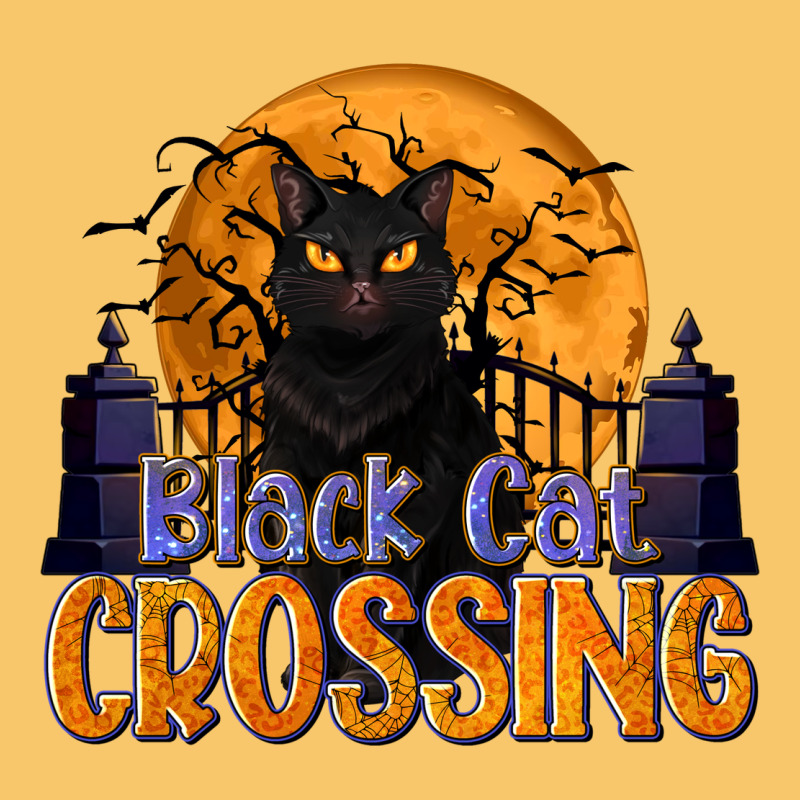 Black Cat Crossing Vintage Hoodie by texasbilliewilder | Teevron