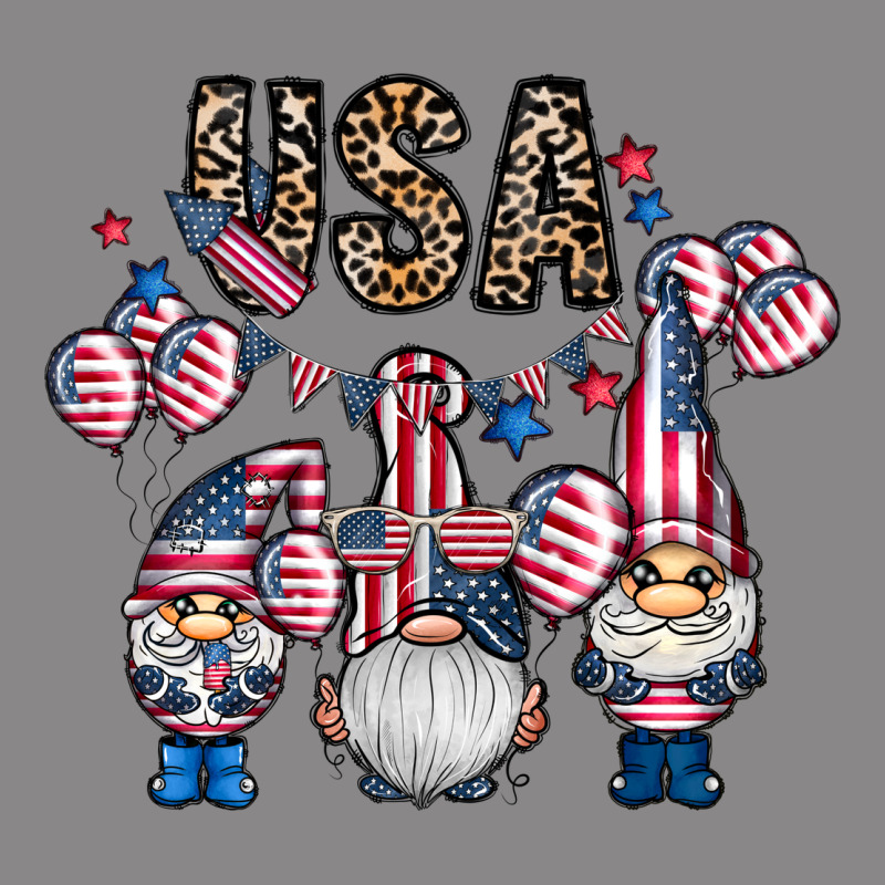 Usa America Gnome Vintage Tee by CowhideDigitalArt | Teevron