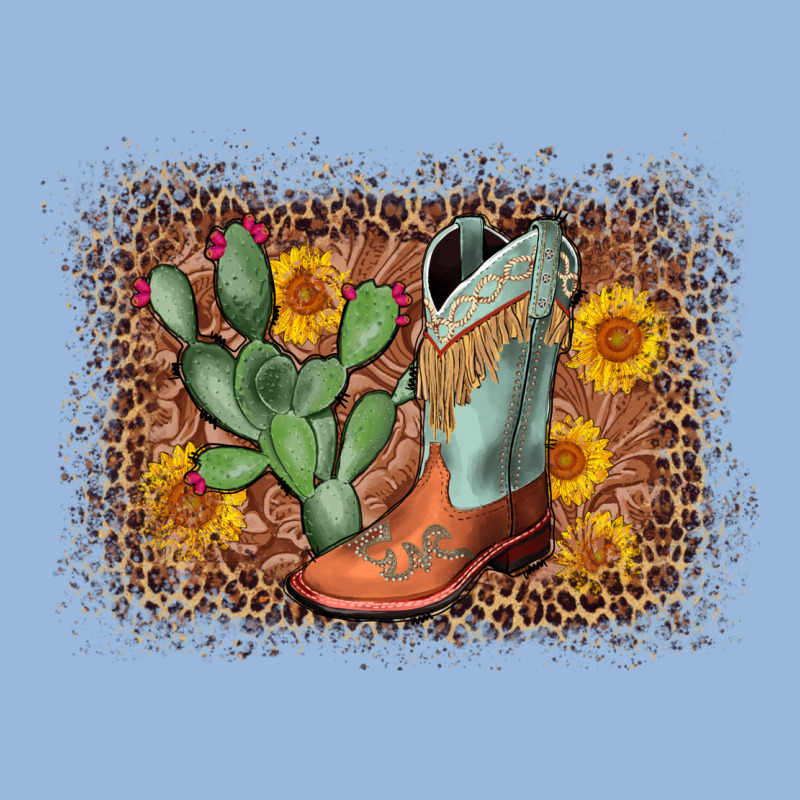 Cowboy Boots Cactus Leopard Premium Hoodie by AdoDesignShop | Teevron