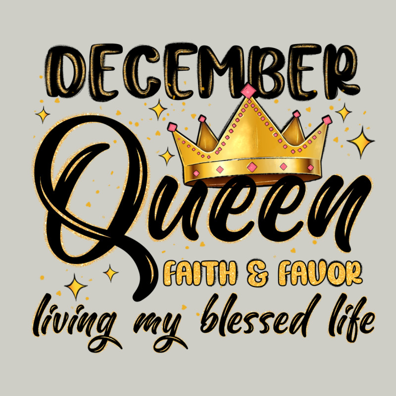 December Queen Faith And Favor Living My Blessed L Heavyweight Hoodie by MaliasSmallBusiness | Teevron