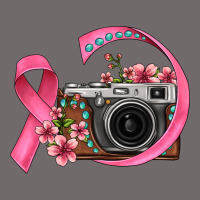 Floral Cancer Ribbon Vintage Camera Urban Heavy Tee | Teevron