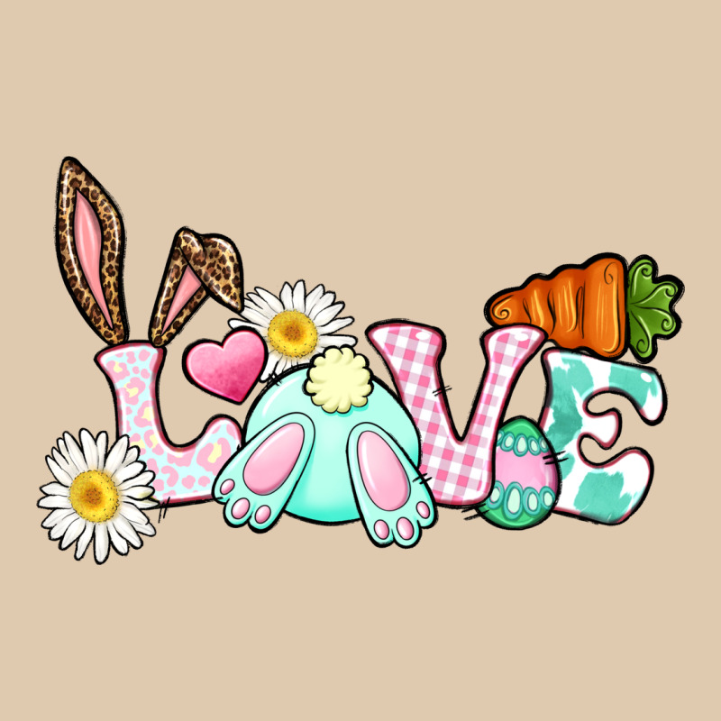 Love Easter Bunny Easter Day Heavyweight Sweatshirt by CowGirlArtShop | Teevron