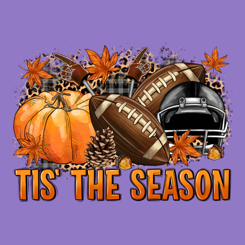 Tis' The Season Football Black Helmet Urban Hoodie by NancyCooperArtShop | Teevron