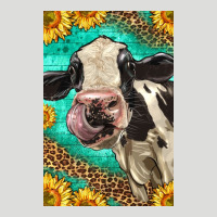 Western Holstein Cow Zipper Hoodie | Teevron