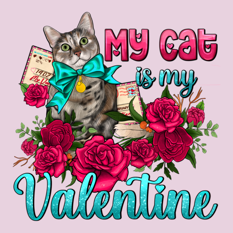 My Cat Is My Valentine Ladies Tee by AdoDesignShop | Teevron
