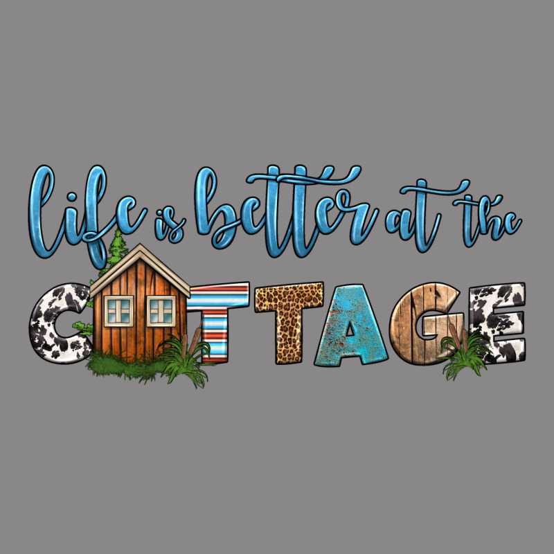 Life Is Better At The Cottage Vintage Tee by HRA Design Shop | Teevron