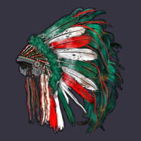 Mexican Flag Indian Headdress Vintage Hoodie | Teevron