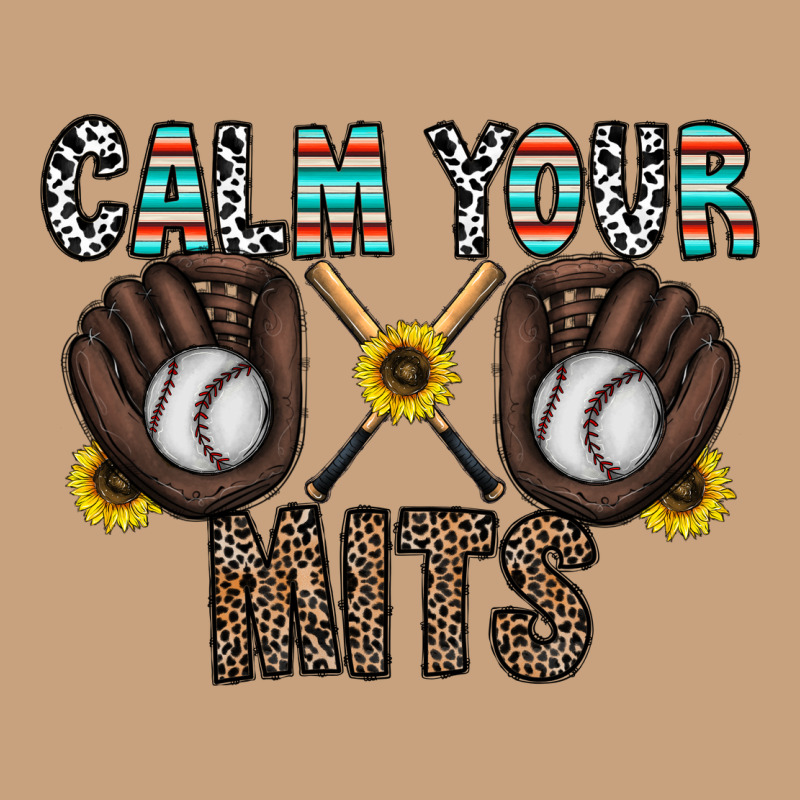 Calm Your Mits Baseball Vintage Tee by CowhideDigitalArt | Teevron