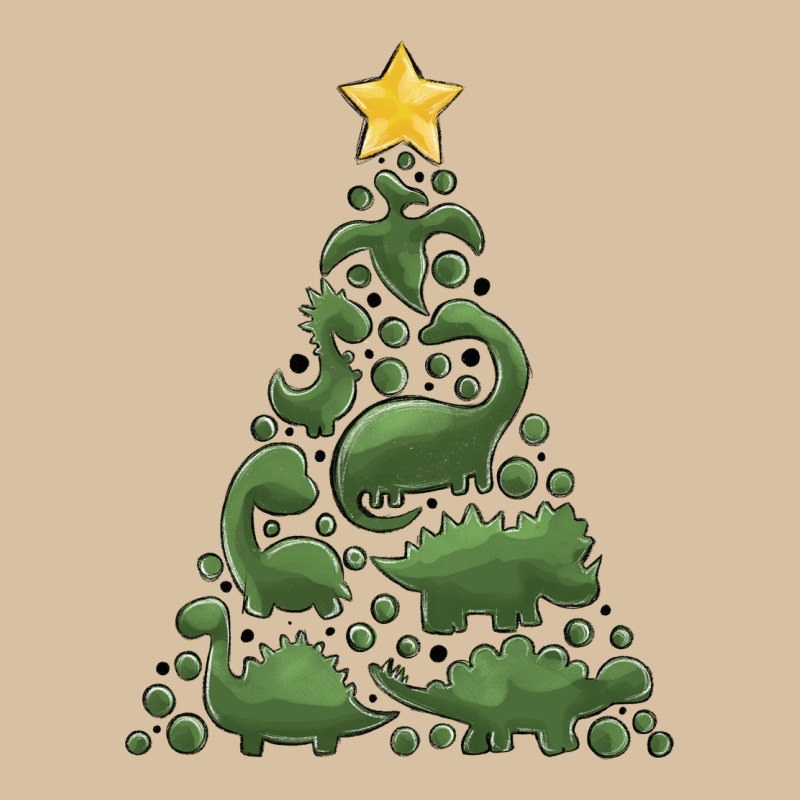 Dinosaur Christmas Tree Heavyweight Hoodie by MaliasSmallBusiness | Teevron
