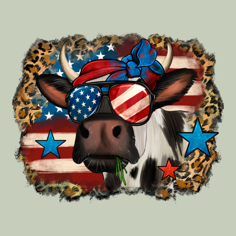 4th Of July Cow Long Sleeve Tee by Jasminsmagicworld | Teevron