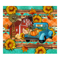 Farm life fall barn and truck | Teevron