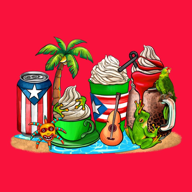 Puerto Rico Coffee Cups Classic Tee by AdoDesignShop | Teevron