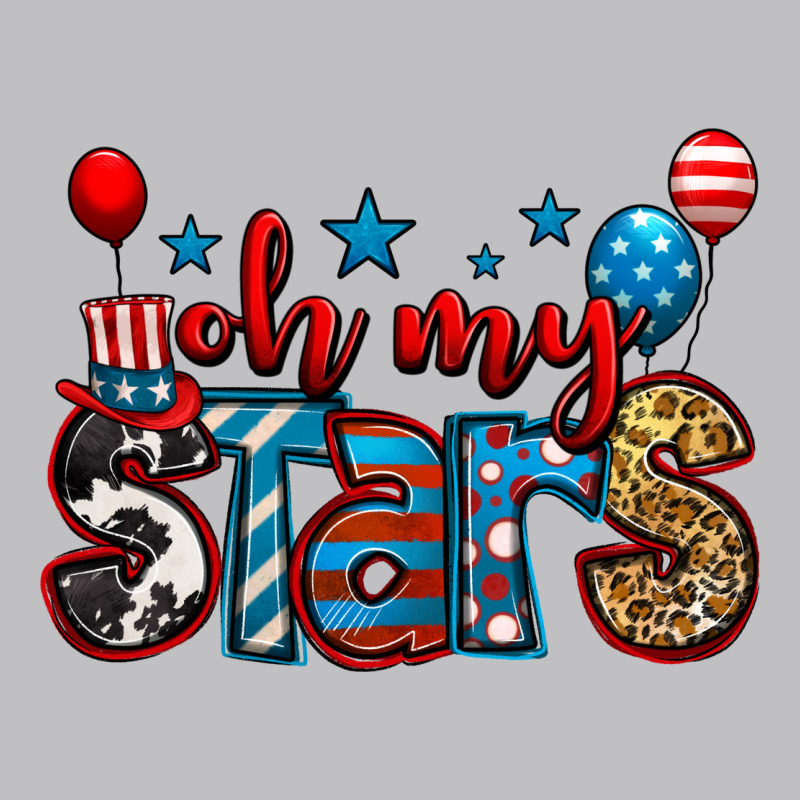 Oh My Stars 4th Of July Long Sleeve Tee by Jasminsmagicworld | Teevron