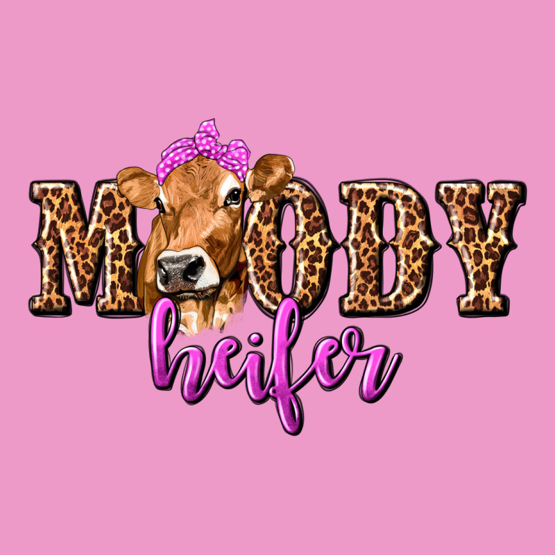 Moody Heifer With Leopard Urban Hoodie by texasbilliewilder | Teevron