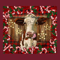 Christmas Heifer With Candy Canes Zipper Hoodie | Teevron