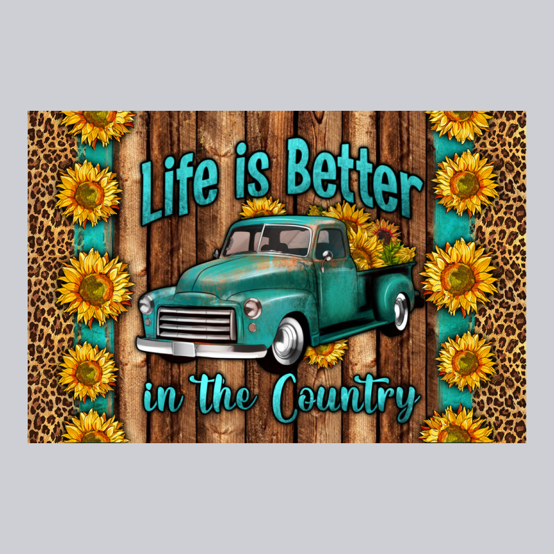 Life Is Better In The Country Skinny Metal Can Holder Heavyweight Sweatshirt by HRA Design Shop | Teevron