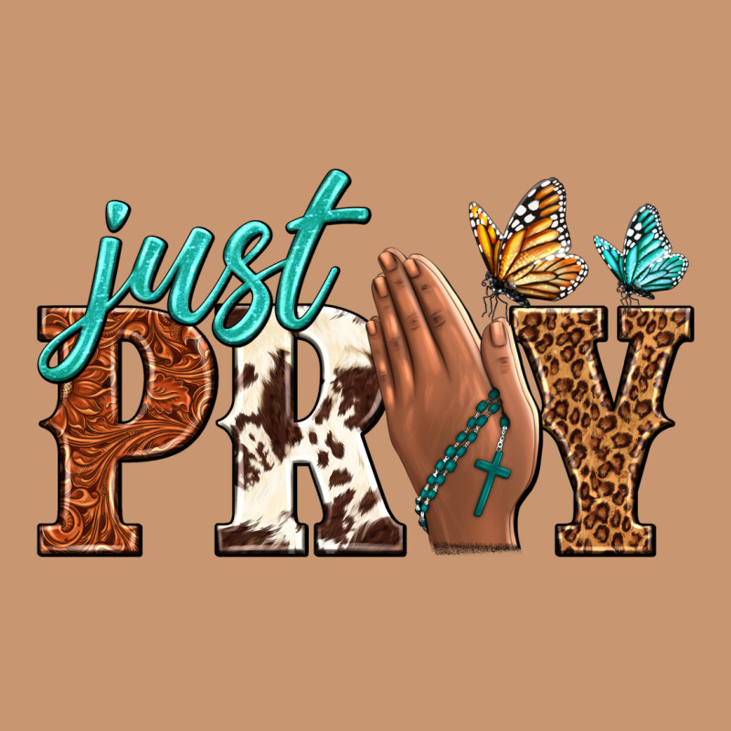 Just Pray Heavyweight Hoodie by NancyCooperArtShop | Teevron