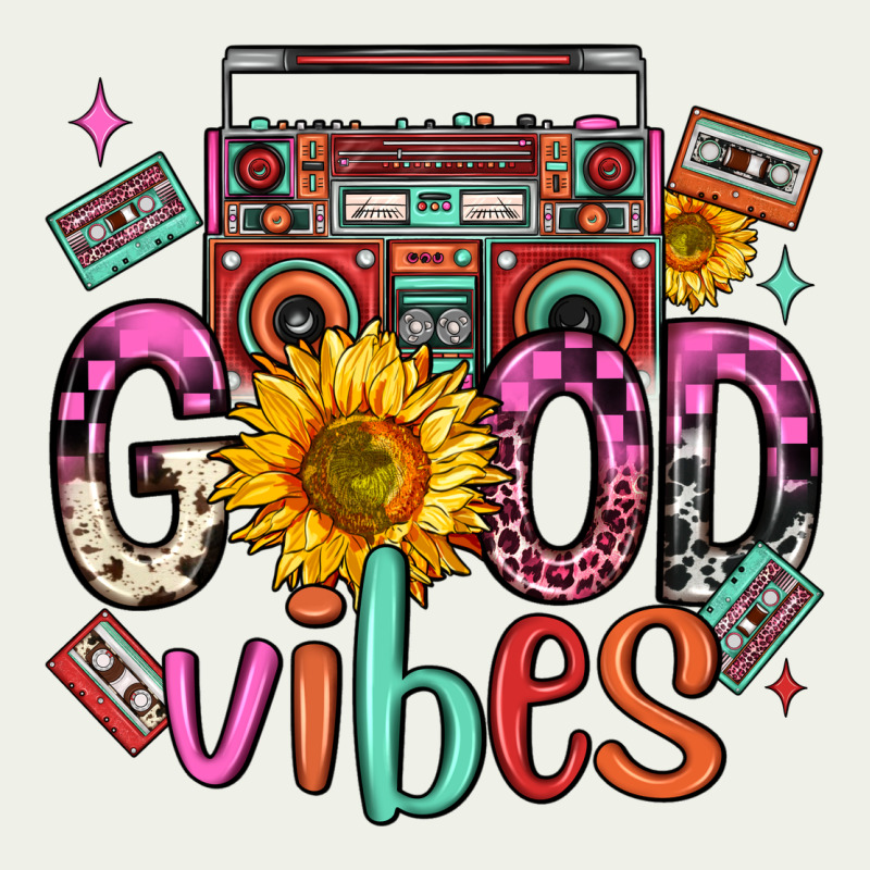 Good Vibes Cassette Boombox Urban Heavy Tee by FaDigitalArtStudio | Teevron