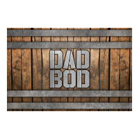 dad bod whiskey barrel skinny metal can holder | Teevron