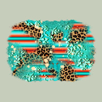 Leopard Turquoise Glitter Background Classic Tee | Teevron