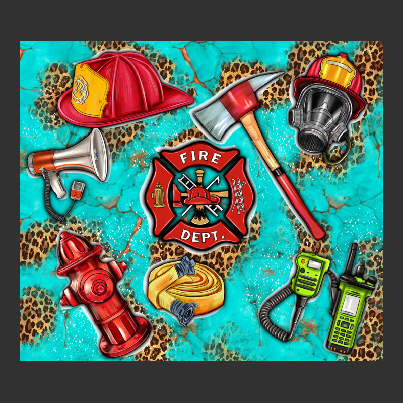 Firefighter Elementary Urban Heavy Tee by HRA Design Shop | Teevron
