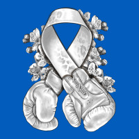 Lung Cancer White Ribbon With Boxing Gloves Urban Hoodie | Teevron