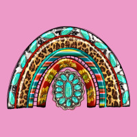 Western Rainbow With Leopard And Gemstone Urban Hoodie | Teevron