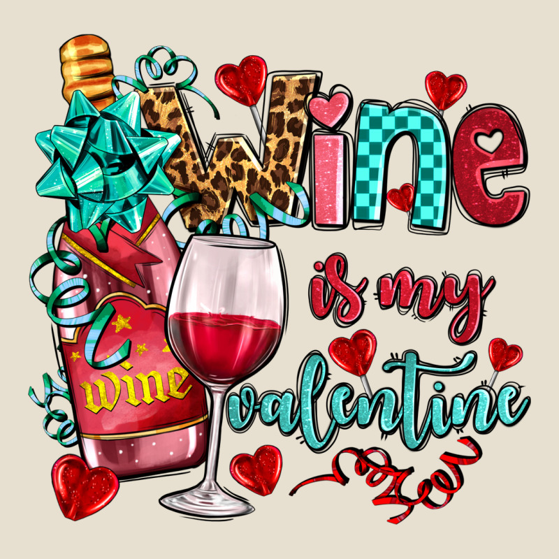 Wine Is My Valentine Olivia Urban Heavy Tee by OliviaCreatesArt | Teevron