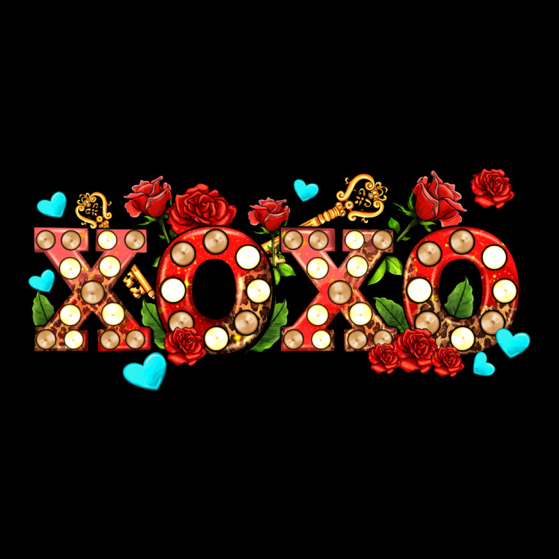 Xoxo Roses And Keys Ladies Tee by AdoDesignShop | Teevron