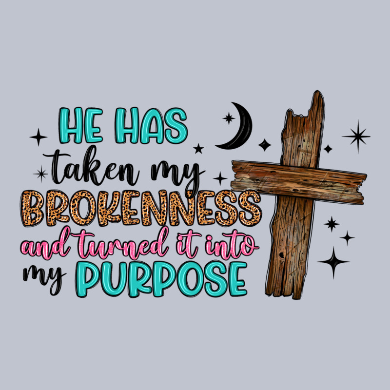 He Has Taken My Brokenness And Turned It Into My P Premium Hoodie by Artiststas | Teevron