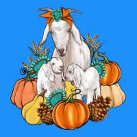 Goat Family Fall Pumpkins Gemstone Classic Tee | Teevron