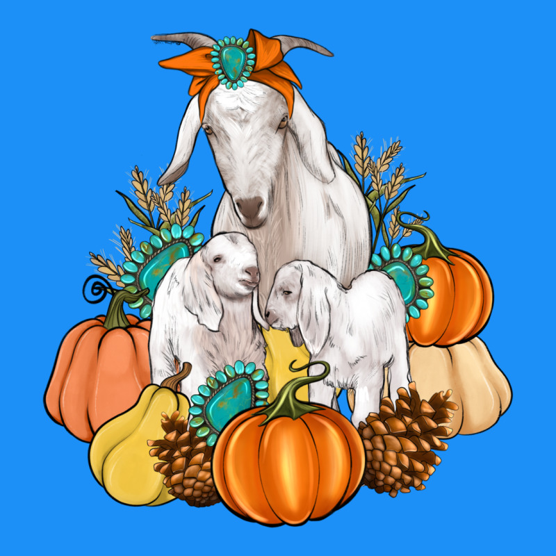 Goat Family Fall Pumpkins Gemstone Classic Tee by Artiststas | Teevron