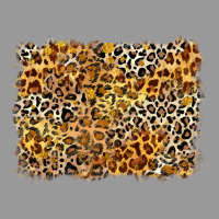 Leopard Background Vintage Hoodie | Teevron