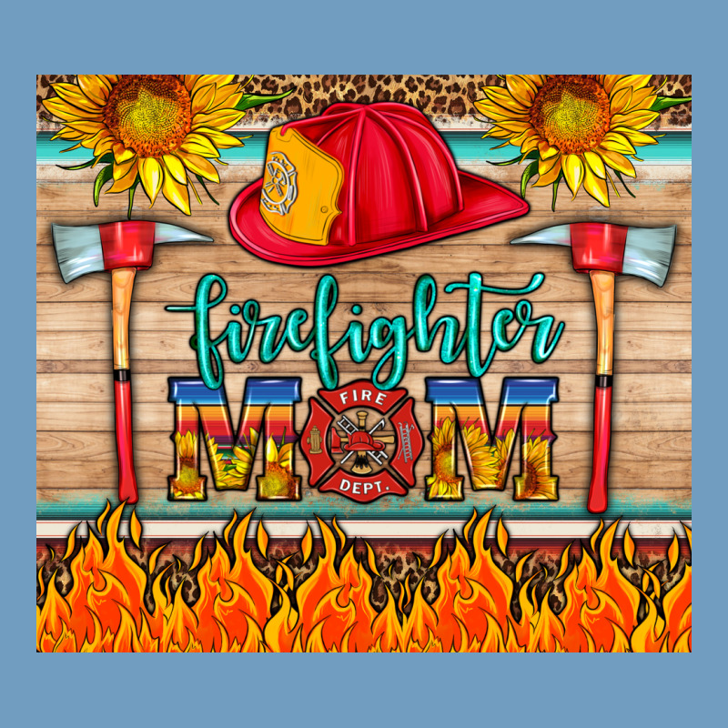 Firefighter Mom Urban Heavy Tee by HRA Design Shop | Teevron