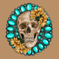 Skull With Gemstone And Sunflower Vintage Hoodie | Teevron