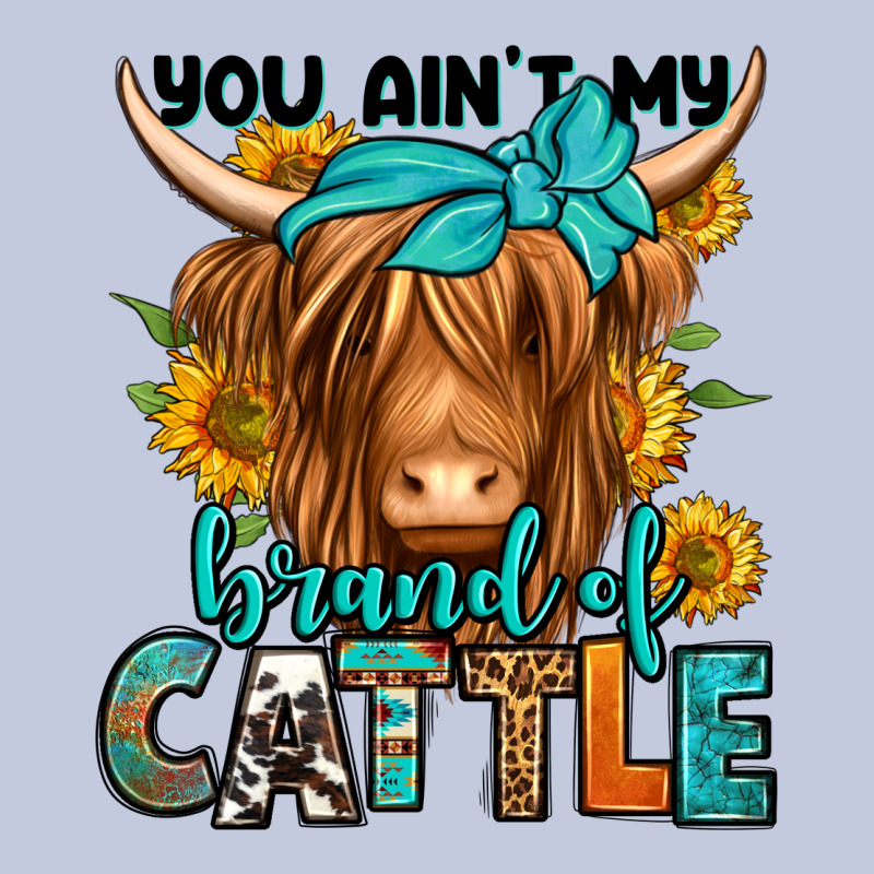 You Ain't My Brand Of Cattle Longhaired Cow Long Sleeve Tee by Jasminsmagicworld | Teevron