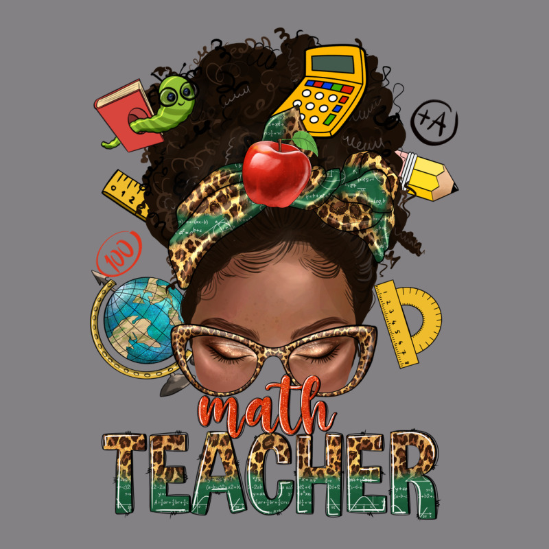 Math Teacher Life Afro Messy Bun Heavyweight Hoodie by NancyCooperArtShop | Teevron