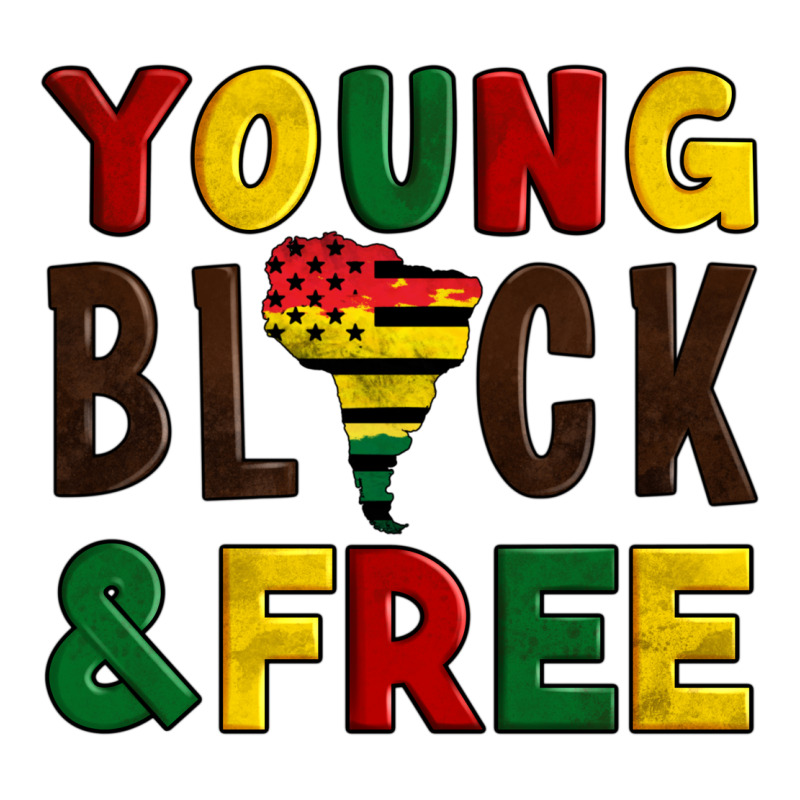 Young Black And Free Long Sleeve Tee by Artiststas | Teevron