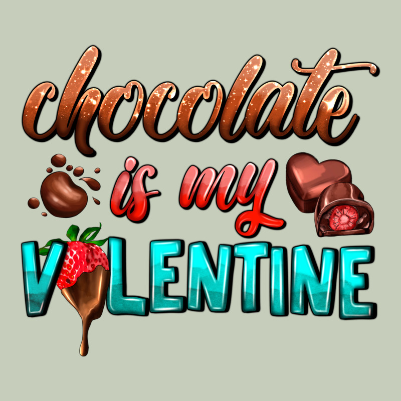 Chocolate Is My Valentine Long Sleeve Tee by AdoDesignShop | Teevron