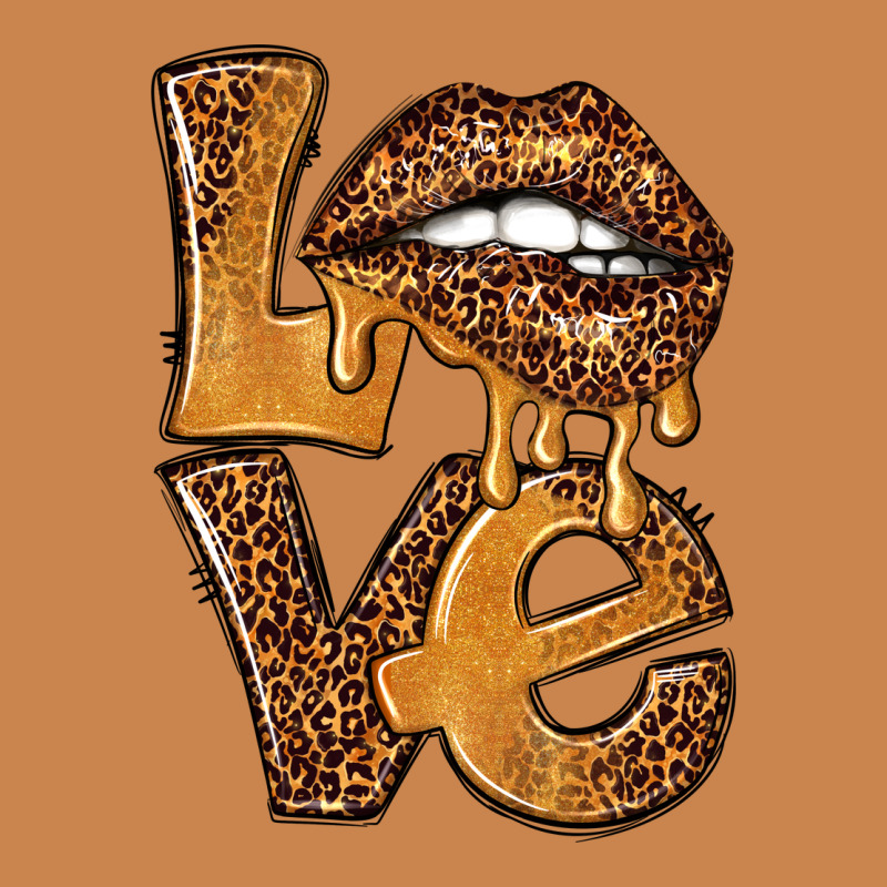 Love Leopard With Lips Heavyweight Hoodie by NancyCooperArtShop | Teevron
