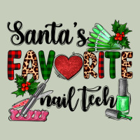 Santa's Favorite Nail Tech Long Sleeve Tee | Teevron