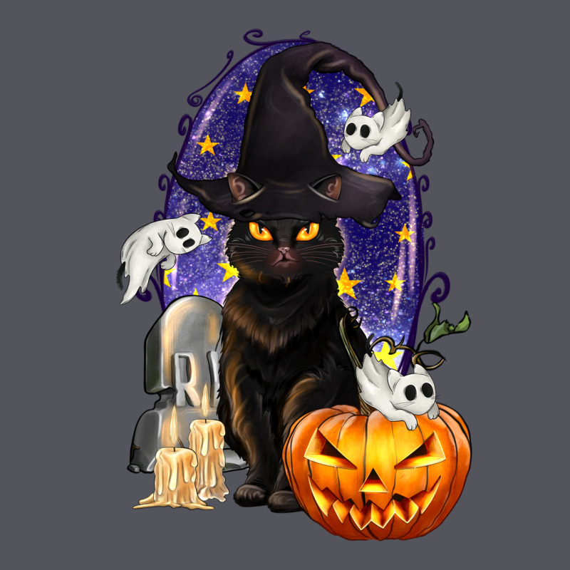 Halloween Cat And Pumpkin Vintage Hoodie by texasbilliewilder | Teevron