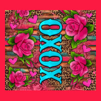 Xoxo Valentine's Day Pink Roses And Hearts Zipper Hoodie | Teevron