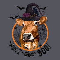 Halloween Cow Moo I Mean Boo Vintage Hoodie | Teevron