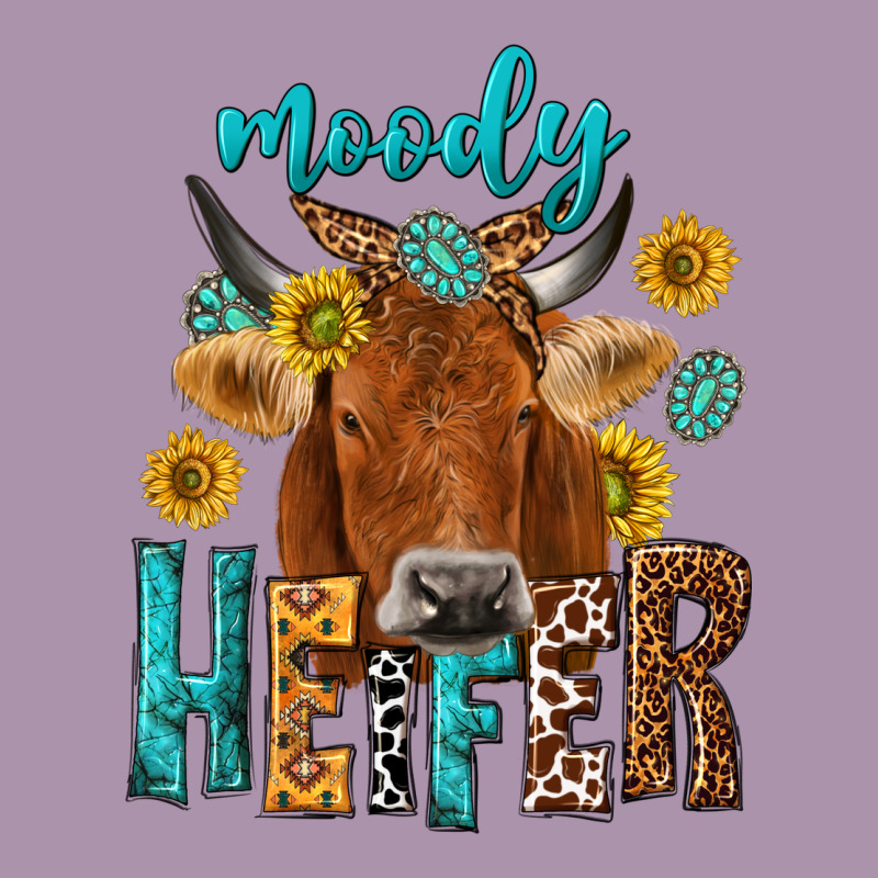 Moody Cow Heavyweight Hoodie by NancyCooperArtShop | Teevron